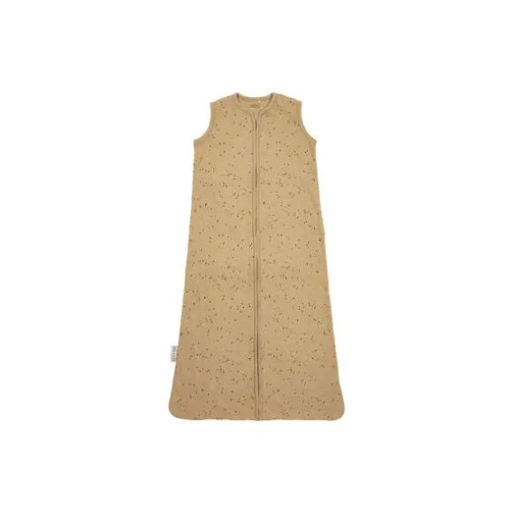 Meyco Rib Mini Spot Slaapzak - Zomer - 90 cm - Toffee Melange