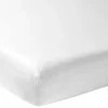 Meyco Uni Hoeslaken Wieg - 40x80 cm - Wit
