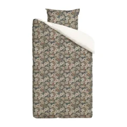 Mies & Co Wild Flower Dekbedovertrek Rust 120 x 150 cm