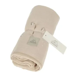 Nanami Swaddle - Whale - 100 x 135 cm - Off-White/Eucalyptus