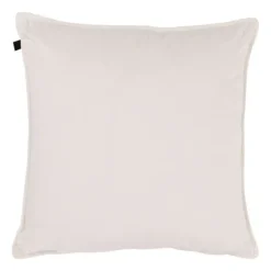 Overseas Middlestitch Kussen - 60 x 60 cm– Velours – Beige