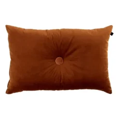 Overseas Velours Button Kussen - Rose Dust