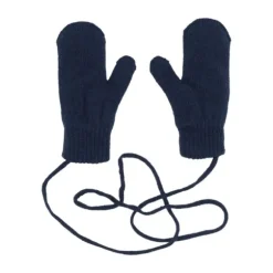 Puck Knit Wanten - Navy
