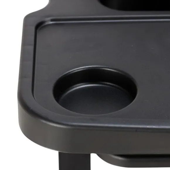 Puck Plain Kinderstoel Zwart