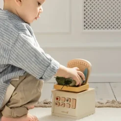Sebra Houten Winkelweegschaal - Naturel
