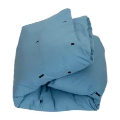 Studio Ditte Dekbedovertrek Speelse Blokjes - 140 x 220 cm - Denim