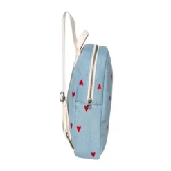 Studio Noos Mini Rugzak - Denim Hearts