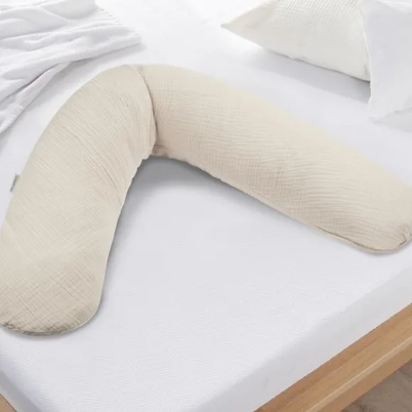 Theraline Voedingskussen Dodo Met Hoes - Muslin - Sandy Beige