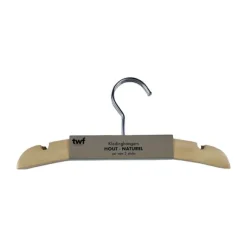 TWF Kledinghanger - 3 Stuks - Hout Clay
