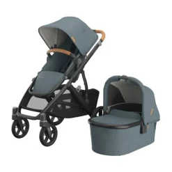UPPAbaby VISTA V3 Kinderwagen 4-in-1 - Liam | Cybex Cloud T Plus Autostoeltje | Cybex Base T