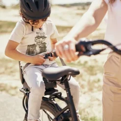 Urban Iki Junior Fietsstoeltje - Suzume Grey/Bincho Black - Zonder Montagekader
