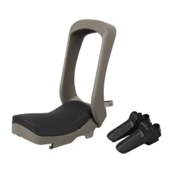 Urban Iki Junior Fietsstoeltje - Suzume Grey/Bincho Black - Zonder Montagekader