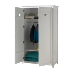 Vipack Amori Kledingkast Wit 2-Deurs
