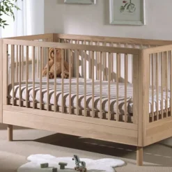Vipack Forrest Babybed Met Ombouw - 70 x 140 cm - Beuk Wit