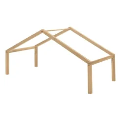 Vipack Forrest Dakbenen Kajuitbed - Beuk Wit