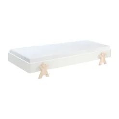 Vipack Modulo Bed 90 x 200 Cm Smiley Grijs