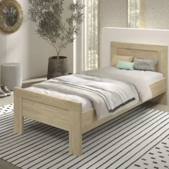 Vipack Sam Bed - 90 x 200 cm - Eik