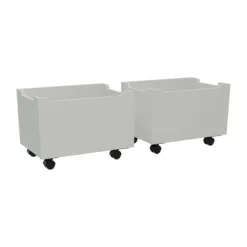 Vipack Set van 2 Laden - Forrest Beuk - Wit