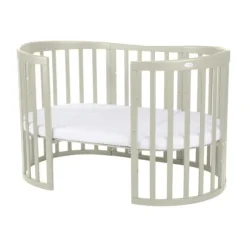 Waldin Oval Combibed 7‑in‑1 - Natural inclusief matras