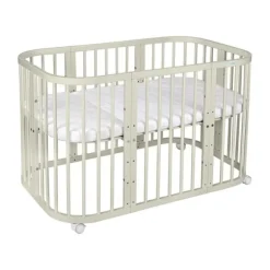 Waldin Oval Combibed 7‑in‑1 - Natural inclusief matras