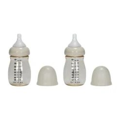 We-Too Standaardfles PPSU - 260 ml - Oatmeal - 2-pack