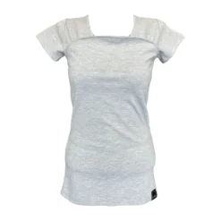 Womboo Buidelshirt - Vrouw - Maat XL - Lichtgrijs