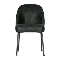 Woood Vogue Eetkamerstoel – Leer – Zwart