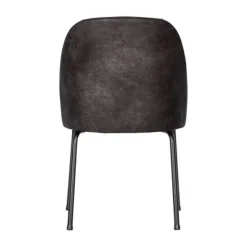 Woood Vogue Eetkamerstoel – Leer – Zwart